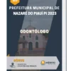 Apostila Odontólogo Prefeitura de Nazaré do Piauí PI 2023