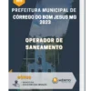 Apostila Operador De Saneamento Prefeitura de Córrego do Bom Jesus MG 2023