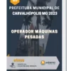 Apostila Operador Máquinas Pesadas Prefeitura de Carvalhópolis MG 2023