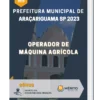 Apostila Operador de Máquina Agrícola Prefeitura de Araçariguama SP 2023
