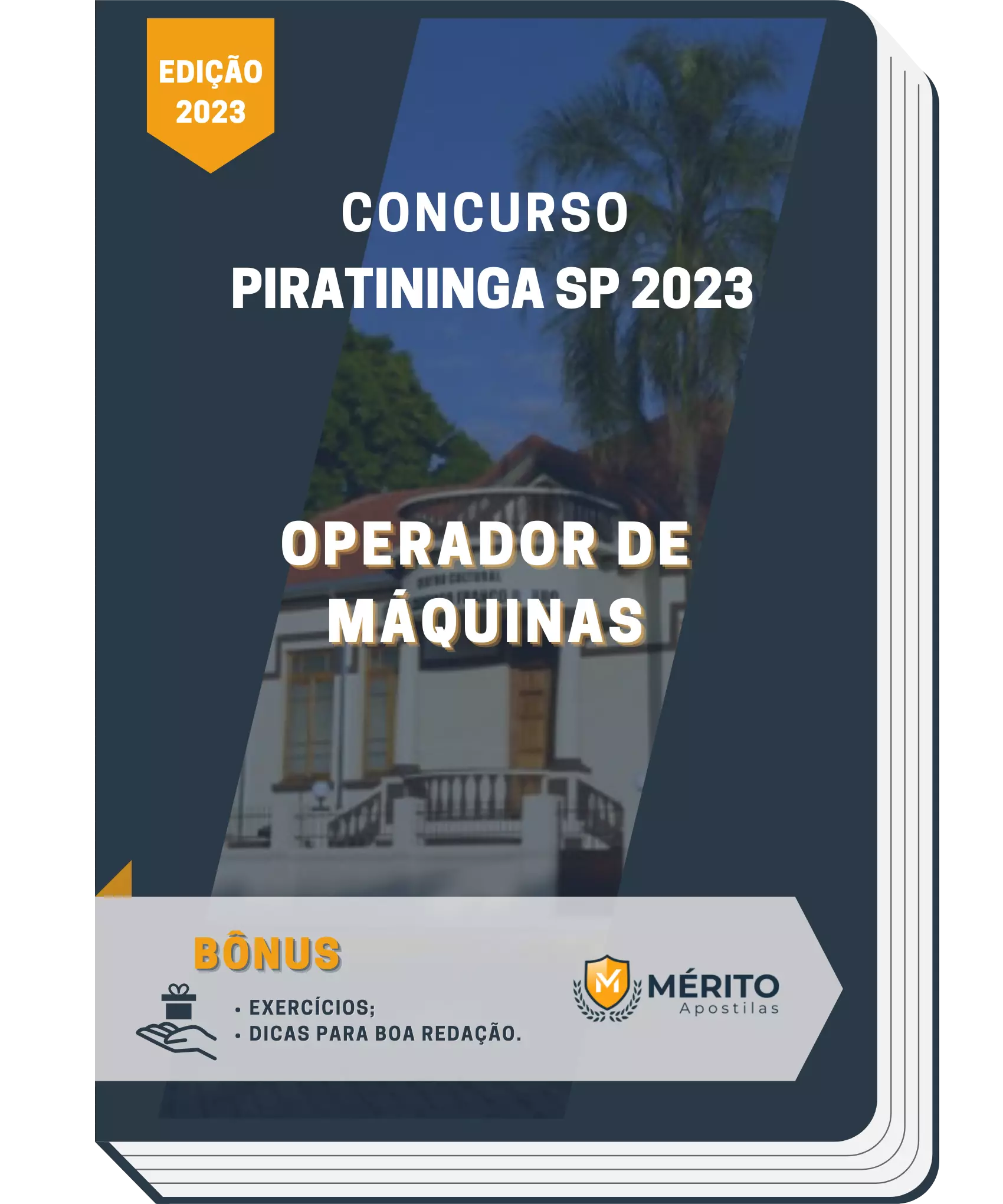 Apostila Operador de Máquinas Concurso Piratininga SP 2023