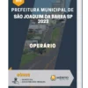 Apostila Operário Prefeitura de São Joaquim da Barra SP 2023