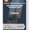 Apostila Pedreiro Prefeitura de Santa Rita do Passa Quatro SP 2023