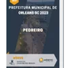 Apostila Pedreiro Prefeitura de Orleans SC 2023