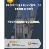 Apostila Professor Voleibol Prefeitura de Xaxim SC 2023