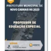 Apostila Professor de Educação Especial Prefeitura de Novo Cabrais RS 2023