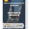 Apostila Professor de Geografia Prefeitura de Itá SC 2023