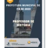 Apostila Professor de História Prefeitura de Itá SC 2023