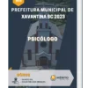 Apostila Psicólogo Prefeitura de Xavantina SC 2023