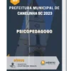 Apostila Psicopedagogo Prefeitura de Canelinha SC 2023