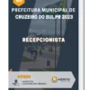 Apostila Recepcionista Prefeitura de Cruzeiro do Sul PR 2023