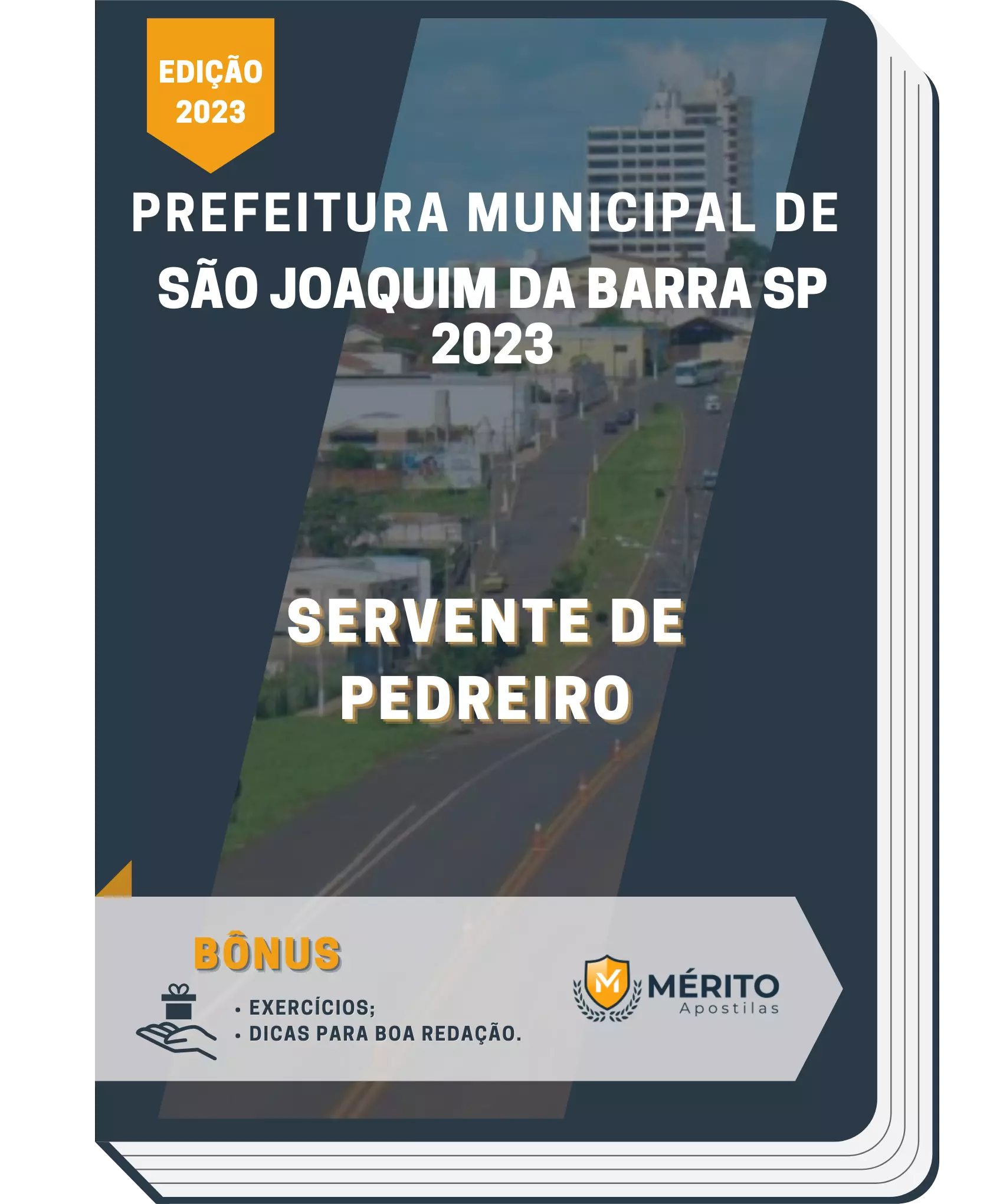 Apostila Servente De Pedreiro Prefeitura de São Joaquim da Barra SP 2023