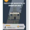 Apostila Soldador Prefeitura de Oriente SP 2023