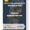 Apostila Técnico Administrativo Prefeitura de Bertioga SP 2023