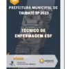 Apostila Técnico De Enfermagem ESF Prefeitura de Taubaté SP 2023