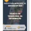 Apostila Técnico De Tecnologia Da Informação Prefeitura de Bertioga SP 2023