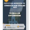 Apostila Técnico Em Enfermagem Prefeitura de Córrego do Bom Jesus MG 2023