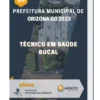 Apostila Técnico Em Saúde Bucal Prefeitura de Orizona GO 2023