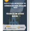 Apostila Técnico Em Saúde Bucal Prefeitura de Córrego do Bom Jesus MG 2023