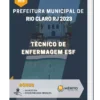 Apostila Técnico de Enfermagem ESF Prefeitura de Rio Claro RJ 2023