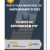 Apostila Técnico de Enfermagem PSF Prefeitura de Canto do Buriti PI 2023