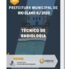 Apostila Técnico de Radiologia Prefeitura de Rio Claro RJ 2023