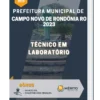 Apostila Técnico em Laboratório Prefeitura de Campo Novo de Rondônia RO 2023