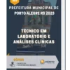 Apostila Técnico em Laboratório e Análises Clínicas Prefeitura de Porto Alegre RS 2023