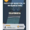 Apostila Telefonista Prefeitura de Rio Claro RJ 2023