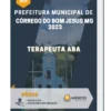 Apostila Terapeuta Aba Prefeitura de Córrego do Bom Jesus MG 2023