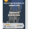 Apostila Terapeuta Ocupacional Prefeitura de Xaxim SC 2023