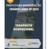 Apostila Terapeuta Ocupacional Prefeitura de Cesário Lange SP 2023
