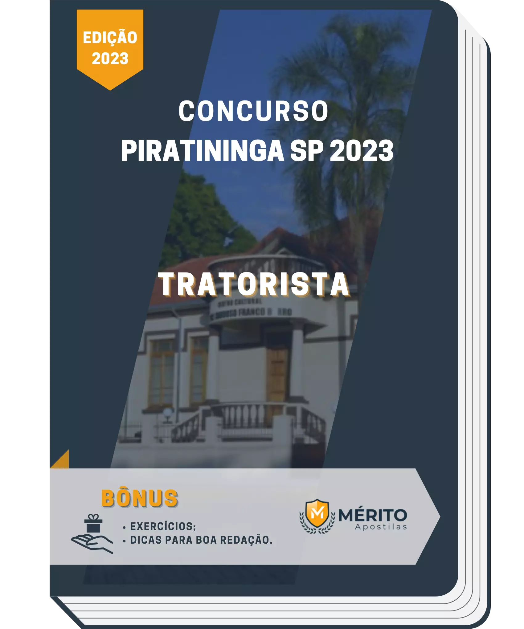 Apostila Tratorista Concurso Piratininga SP 2023