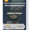Apostila Administrador Prefeitura de Nova Andradina MS 2023
