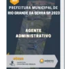Apostila Agente Administrativo Prefeitura de Rio Grande da Serra SP 2023