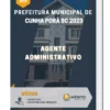 Apostila Agente Administrativo Prefeitura de Cunha Porã SC 2023