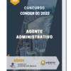 Apostila Agente Administrativo Concurso CONDER SC 2023