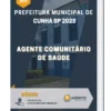Apostila Agente Comunitário De Saúde Prefeitura de Cunha SP 2023