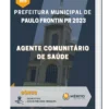 Apostila Agente Comunitário de Saúde Prefeitura de Paulo Frontin PR 2023