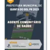 Apostila Agente Comunitário de Saúde Prefeitura de Quinta do Sol PR 2023