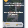 Apostila Agente Comunitário de Saúde Prefeitura de Laranjal Paulista SP 2023