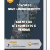 Apostila Agente De Atendimento E Vendas Concurso Novo Hamburgo RS 2023