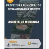 Apostila Agente De Merenda Prefeitura de Nova Andradina MS 2023