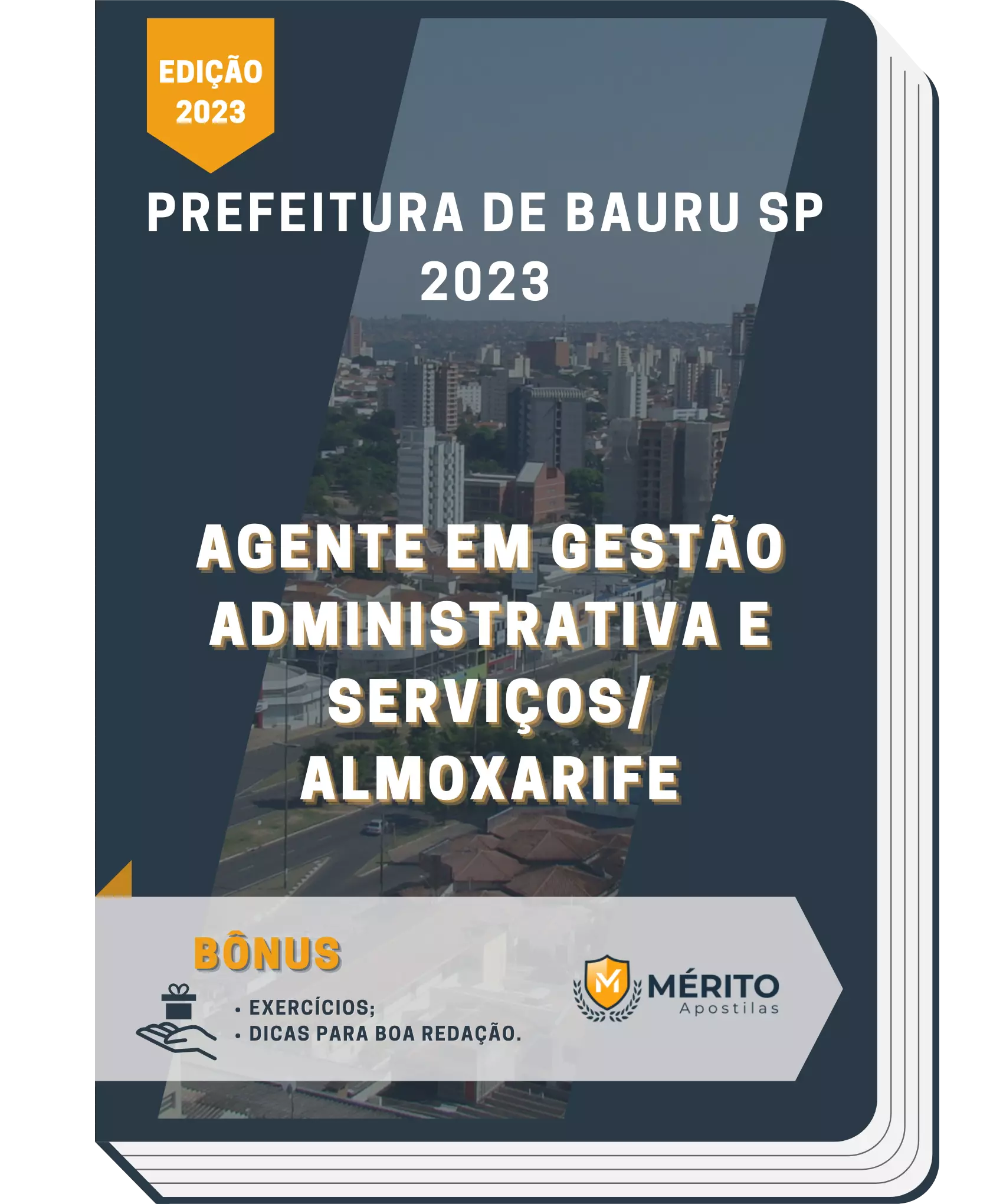 Apostila Agente Em Gestão Administrativa E Serviços/ Almoxarife Prefeitura de Bauru SP 2023