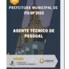 Apostila Agente Técnico de Pessoal Prefeitura de Itu SP 2023