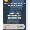 Apostila Agente de Manutenção e Conservação Prefeitura de Anchieta SC 2023