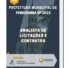 Apostila Analista de Licitações e Contratos Prefeitura de Pindorama SP 2023