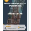 Apostila Analista de RH Prefeitura de Ipeúna SP 2023