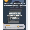 Apostila Analista do Departamento Pessoal Prefeitura de Pedrinhas Paulista SP 2023