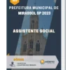 Apostila Assistente Social Prefeitura de Mirassol SP 2023